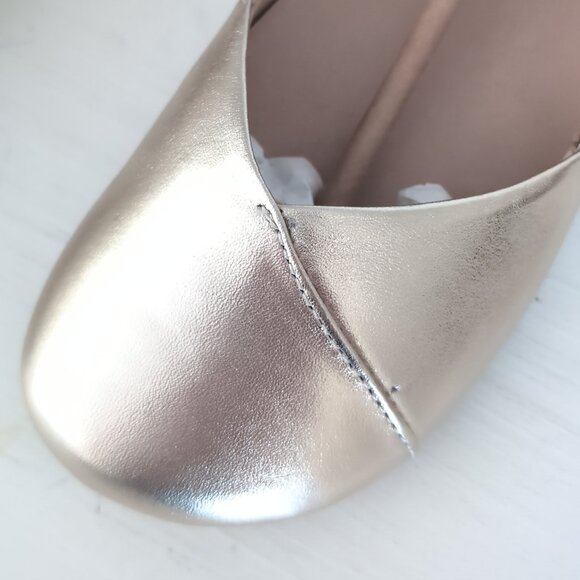 NEW *Defect Xero Shoes Phoenix Leather Flats Gold Womens Size 8.5 Zero Drop - Picture 6 of 6